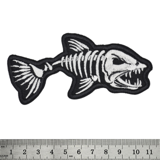 Piranha (Skeleton) Embroidered Patch