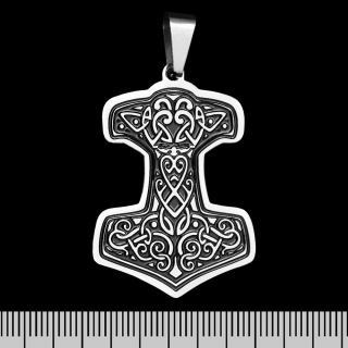 Thor's Hammer (Celtic Pattern) (ptsb-139) Figured Blade