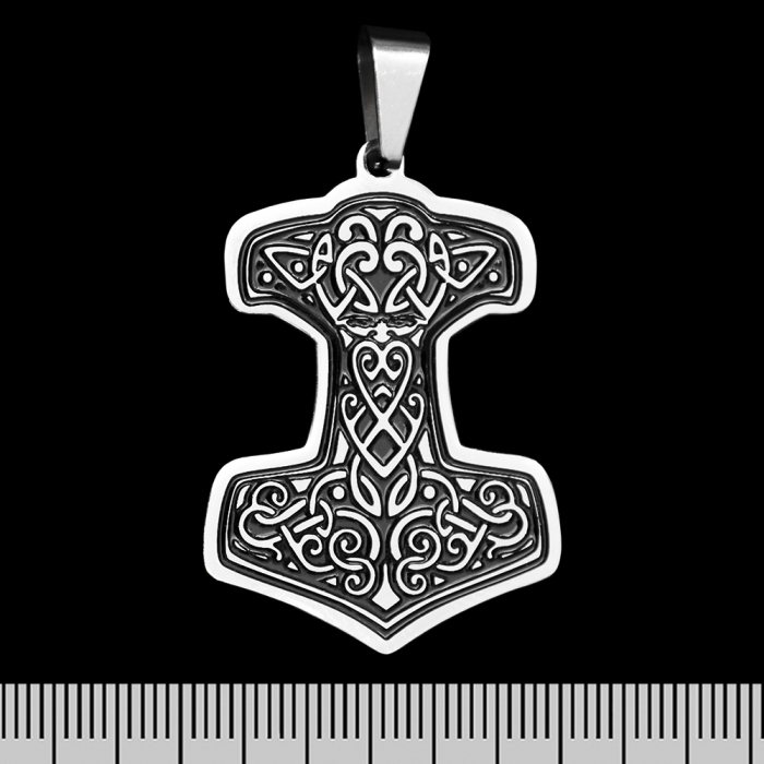 Thor's Hammer (Celtic Pattern) (ptsb-139) Figured Blade