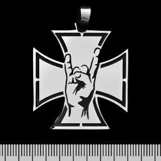 Iron Cross (Goat) (ptsb-145) Figured Pendant