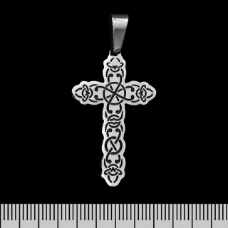 Cross with a Pattern (ptsb-150) Figured Pendant