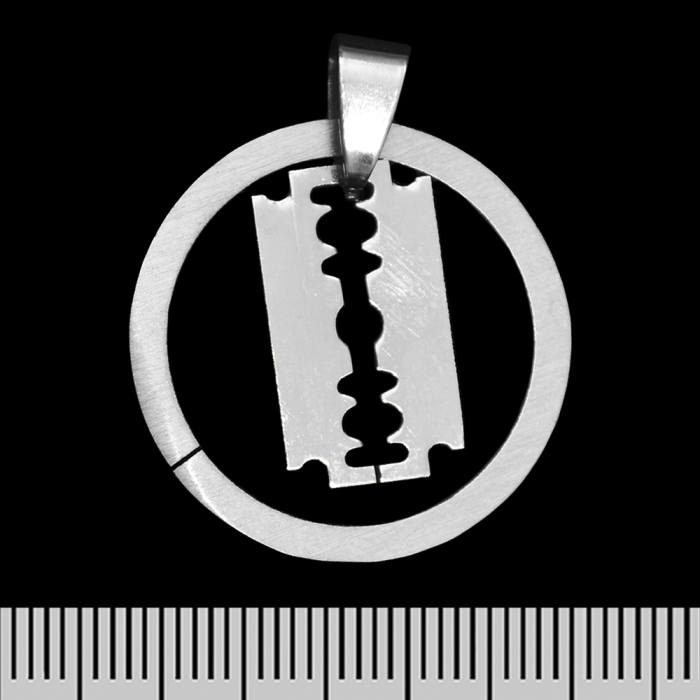 Pendant in a Circle (ptsb-151) Round Blade