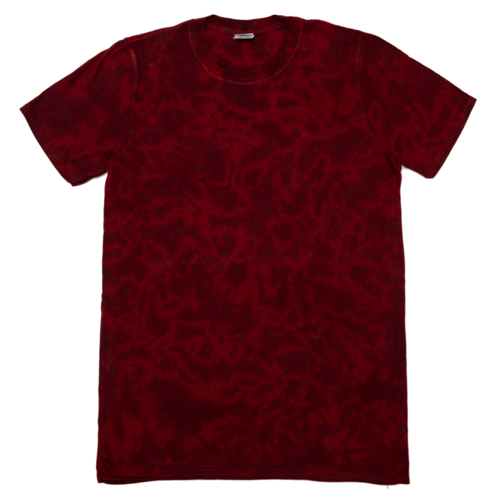 Tie Dye Burgundy T-Shirt