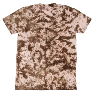 Tie Dye White and Brown T-Shirt