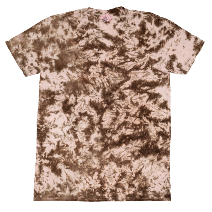 Tie Dye White and Brown T-Shirt