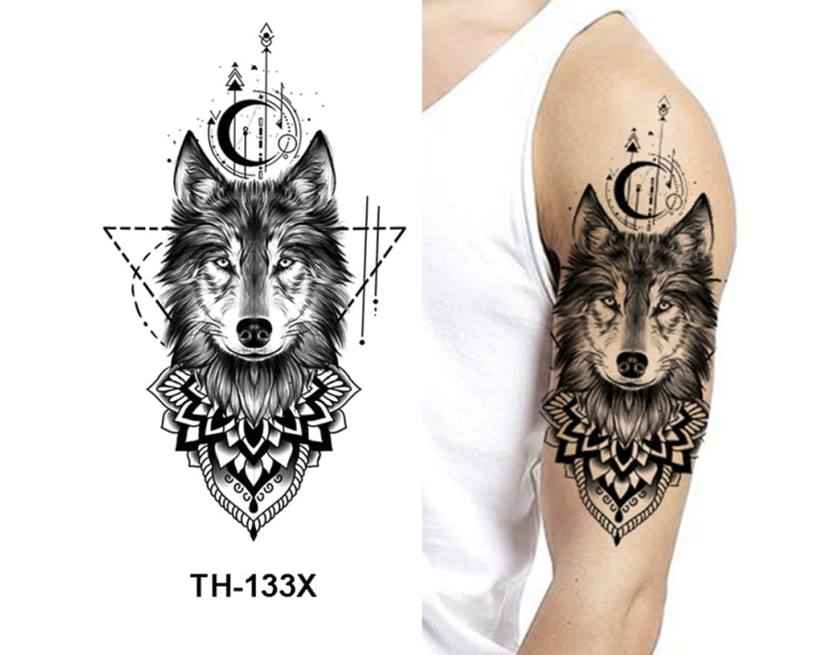 Wolf Tattoo on Full Chest - Best Tattoo Ideas Gallery
