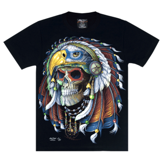 Old Indian (3D, glows in the dark) T-Shirt