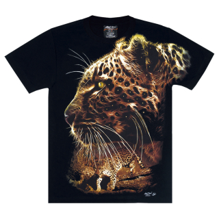 Leopard (3D, glows in the dark) T-Shirt