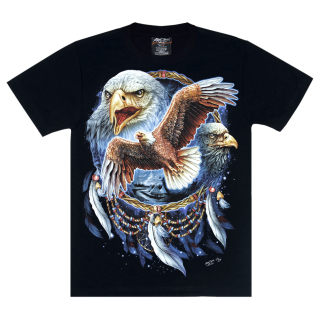Totem Eagle (3D, glows in the dark) T-Shirt