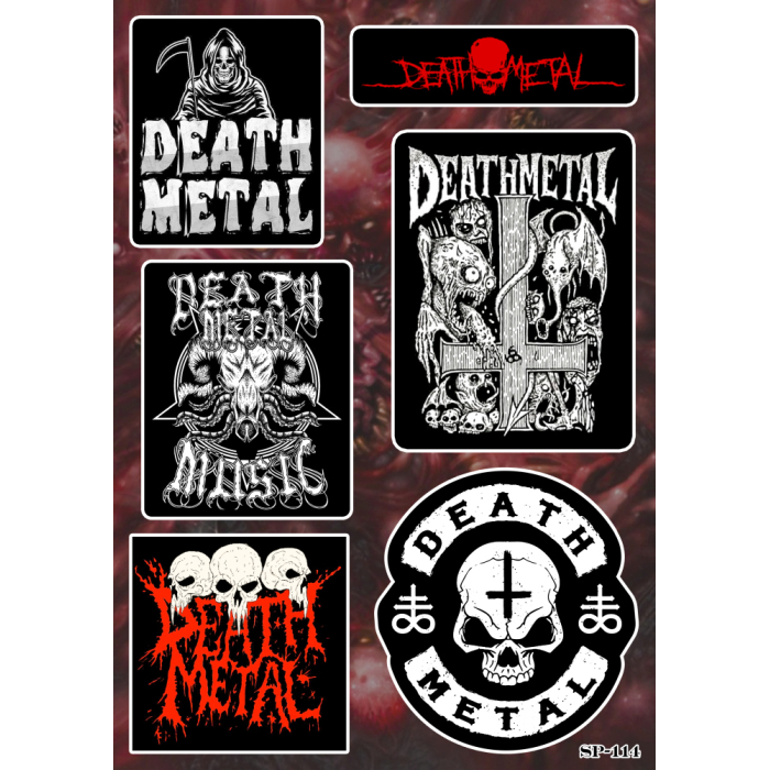 Death Metal SP-114 Sticker Pack