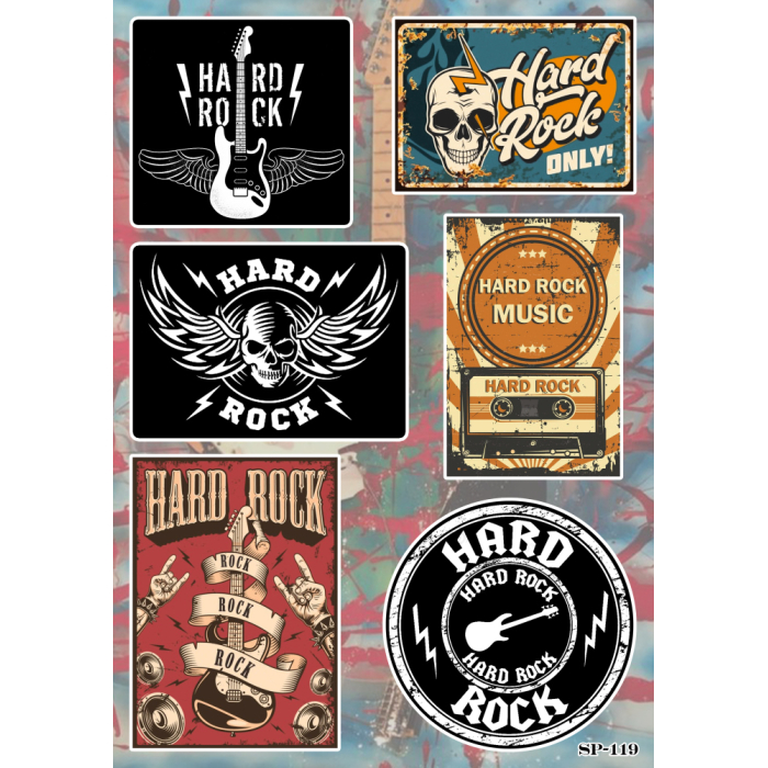 Hard Rock SP-119 Sticker Pack