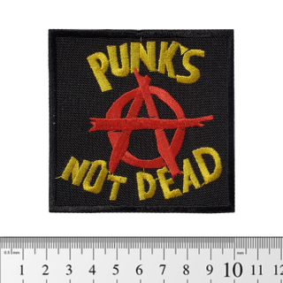 Punk's Not Dead (yellow-red) (pt-021) Patch
