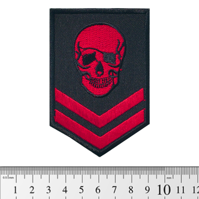 Skull (Chevron) (pt-020) Patch