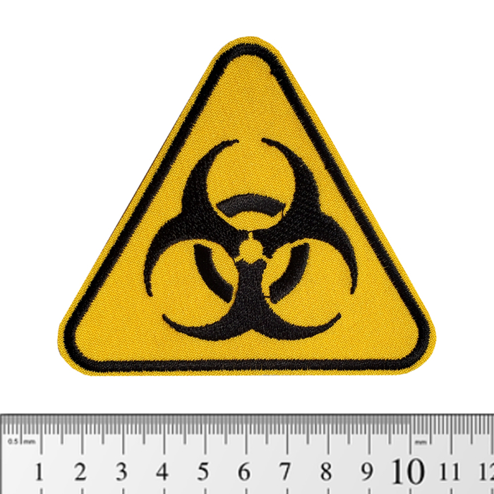 Biohazard (yellow) (pt-054) Patch