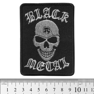 Black Metal (skull) (pt-058) Patch