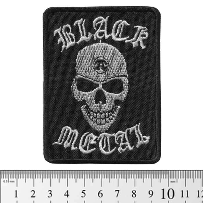 Black Metal (skull) (pt-058) Patch