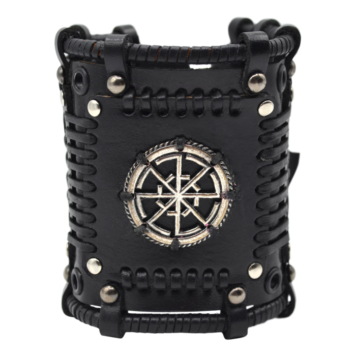 Steampunk (bsp-50) Black Bracelet Kolovrat