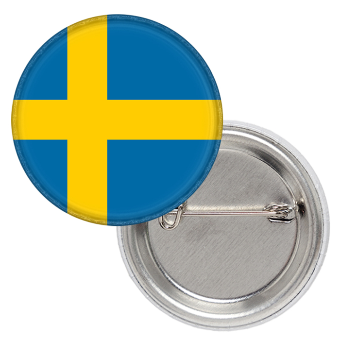 Flag of Sweden Badge