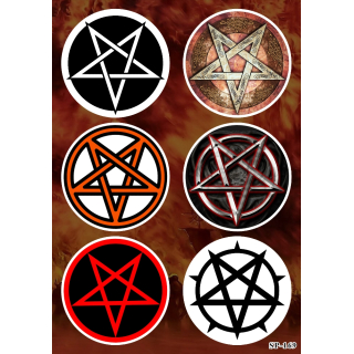Stickerpack of Pentagrams SP-169