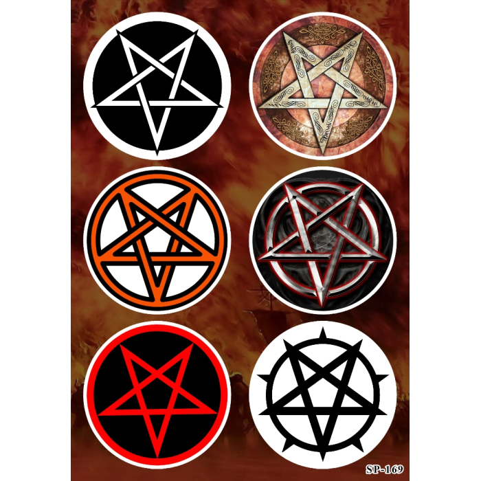 Stickerpack of Pentagrams SP-169