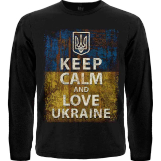 Keep Calm and Love Ukraine Long Sleeve T-Shirt Ukraine