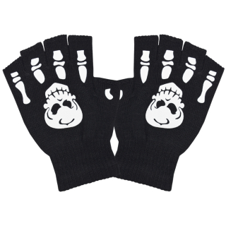 Gloves (glcn-003) Skull and fingers (glow in the dark)