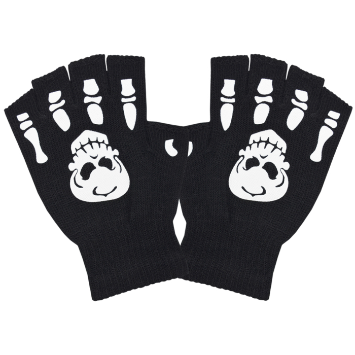 Gloves (glcn-003) Skull and fingers (glow in the dark)