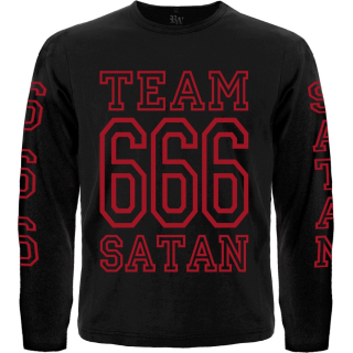 Team Satan - 666 (red) Long Sleeve T-Shirt