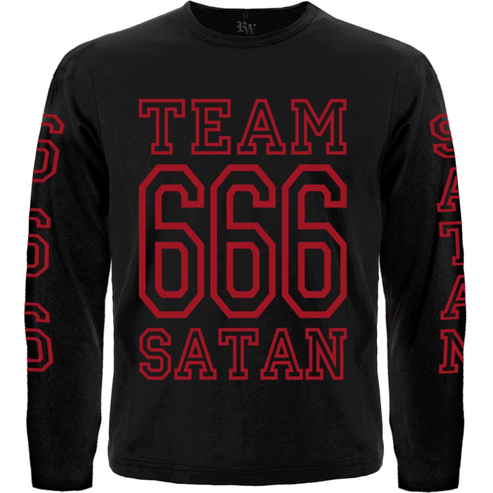 Team Satan - 666 (red) Long Sleeve T-Shirt Team Satan - 666 (red) Long Sleeve T-Shirt