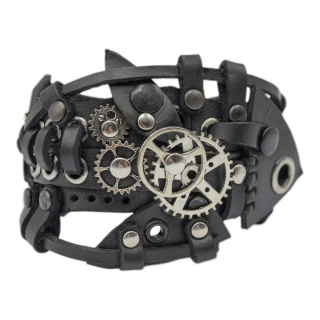 Bracelet Steampunk Fish, black (bsp-69)