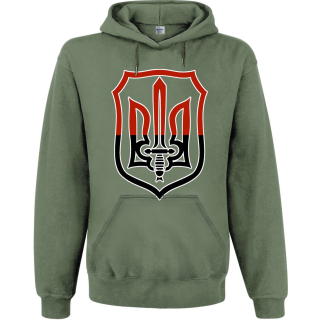 Hoodie Coat of Arms of the UPA (olive)