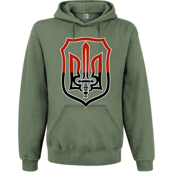 Hoodie Coat of Arms of the UPA (olive)