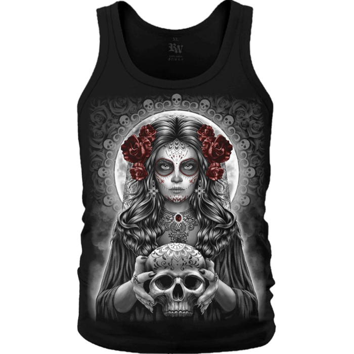 Muerte (skull and roses) Tank Top