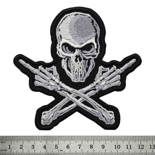 Double-fucking the skull Embroidered Patch