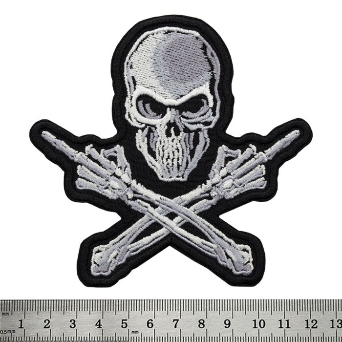 Double-fucking the skull Embroidered Patch