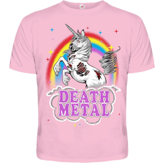 Death Metal Pink T-Shirt (Unicorn)