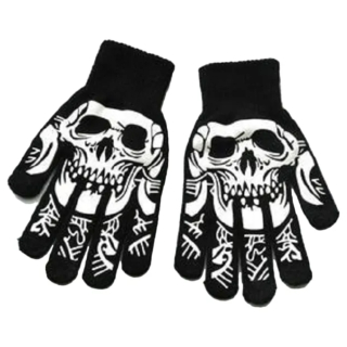 Sensor gloves Skull (glow in the dark) (gls-003)