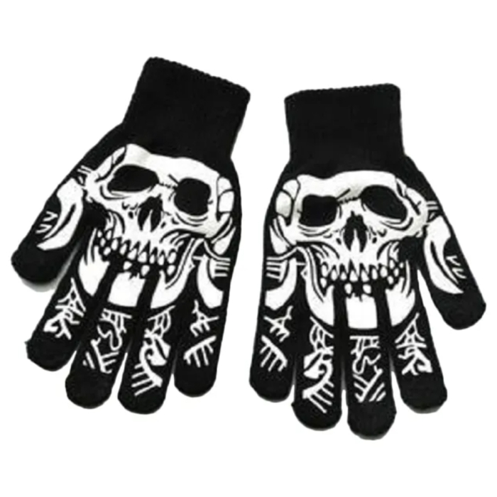 Sensor gloves Skull (glow in the dark) (gls-003)