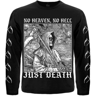 No Heaven, No Hell - Just Death (with print on the sleeves) Long Sleeve T-Shirt