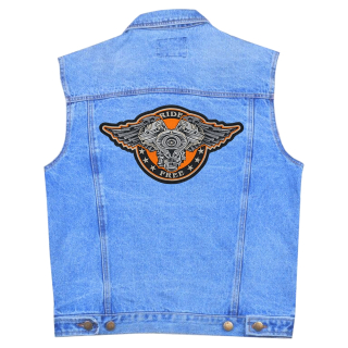 Ride Free (motor with wings) Thermo back patch (thps-089)