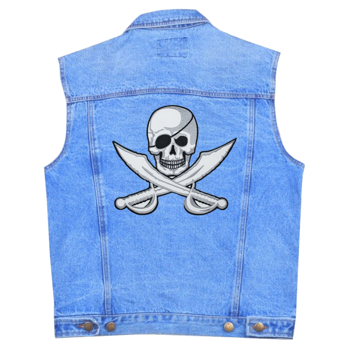 Jolly Roger on the Thermal patch back (thps-097)