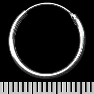Earring, thick ring (eas-141)