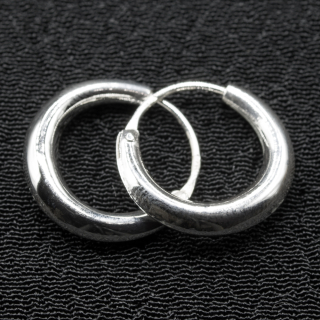 Earring, thickened ring (eas-143)