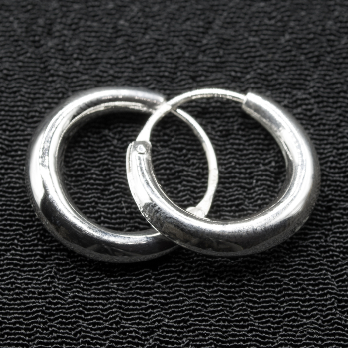 Earring, thickened ring (eas-143)