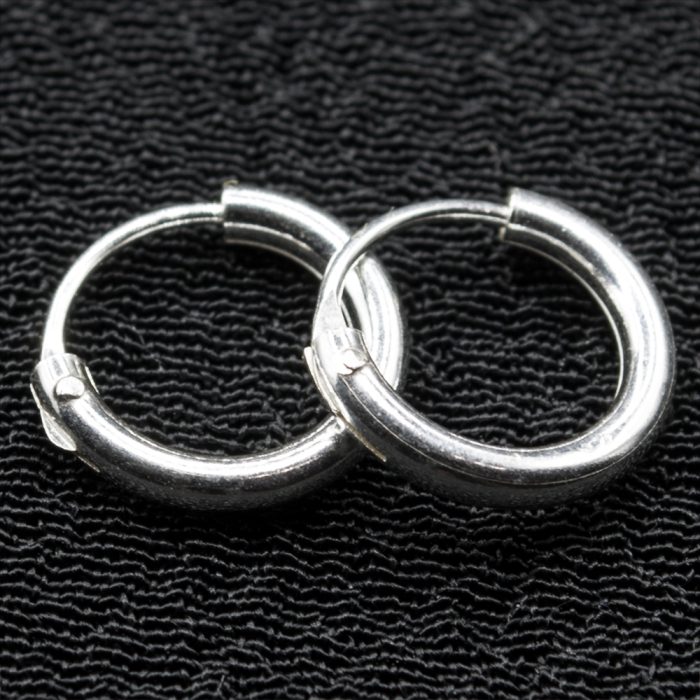 Earring, thickened ring (eas-140)