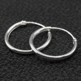 Earring, thickened ring (eas-146)
