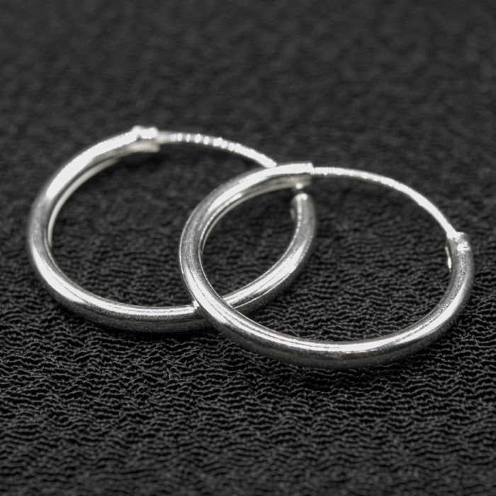 Earring, thickened ring (eas-146)