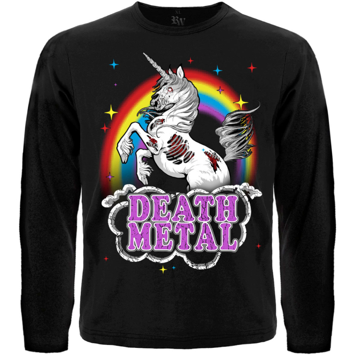 Death Metal (Unicorn) Long Sleeve T-Shirt