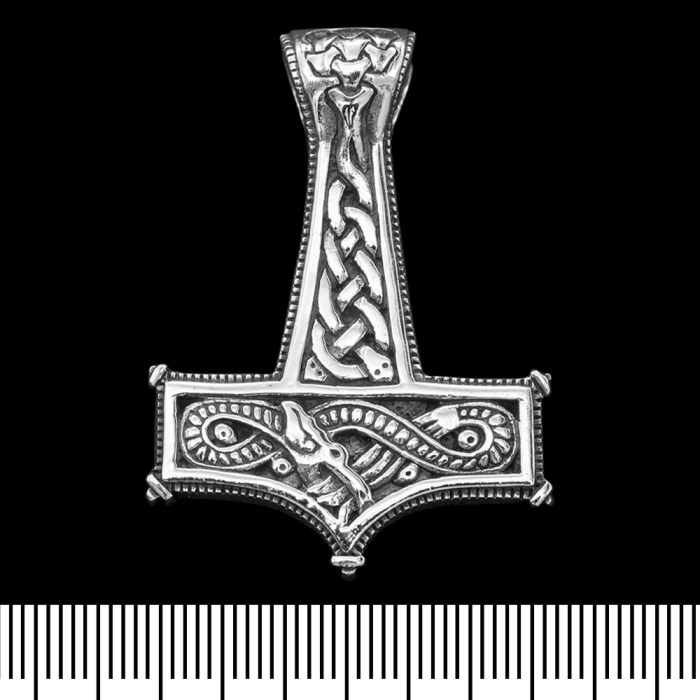 Pendant Thor's Hammer from Ouroboros (silver, 925 assay value) (sp-122) Pendant Thor's Hammer from Ouroboros (silver, 925 assay value) (sp-122)