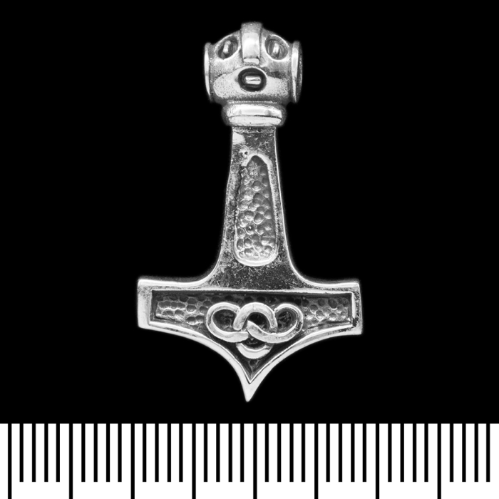 Thor's Hammer Pendant with the Infinity Symbol (silver, 925 assay value) (sp-132)